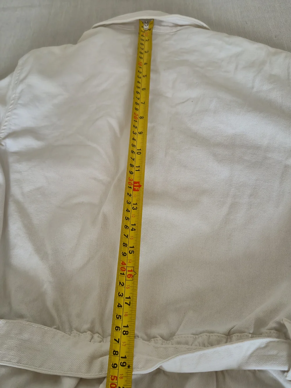 Acquaverde Paris Off-White Utility Jumpsuit with Tie Waist - Size 38 - Picture 12 of 16